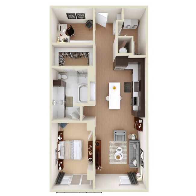 A8 + DEN 103 floor plan